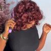 Omotola Fringe Burgundy