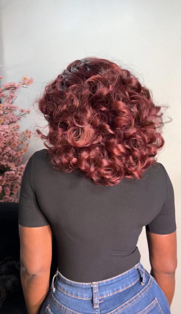 Omotola Fringe Burgundy