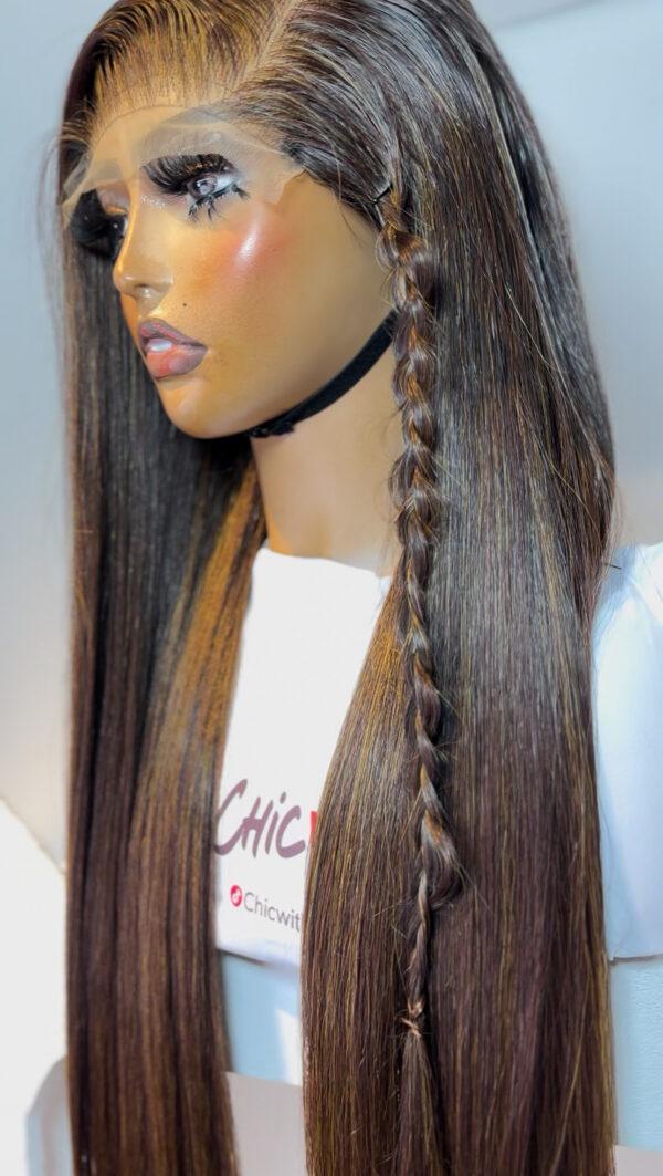 Straight 5*5 Closure Brown