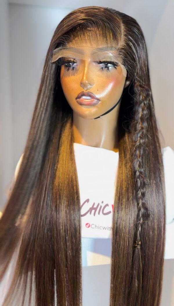 Straight 5*5 Closure Brown