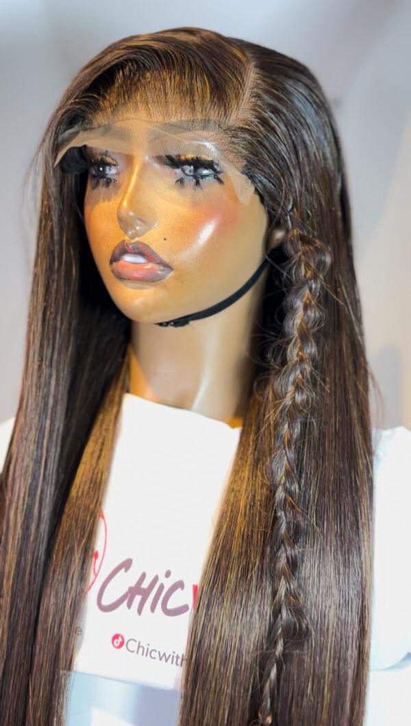 Straight 5*5 Closure Brown