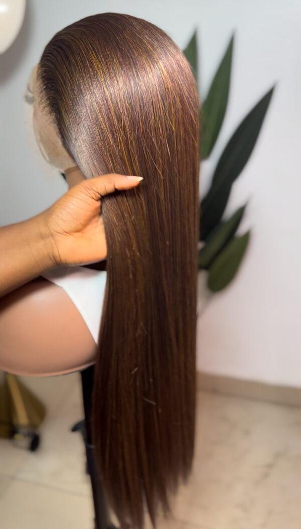 Straight Full Frontal Brown