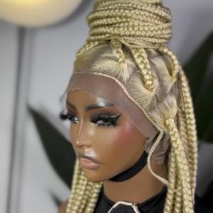 Braided Blonde Wig