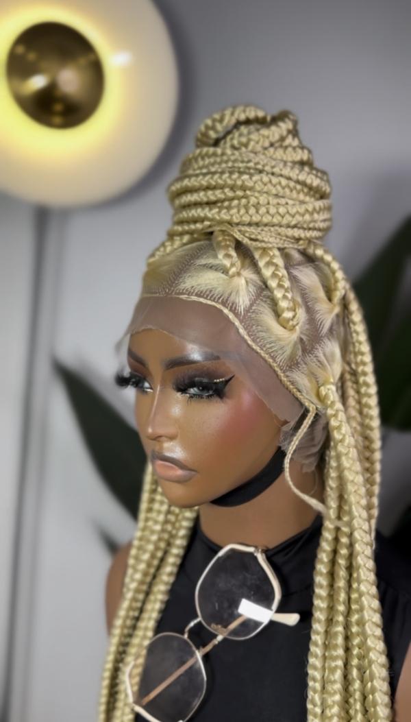 Braided Blonde Wig