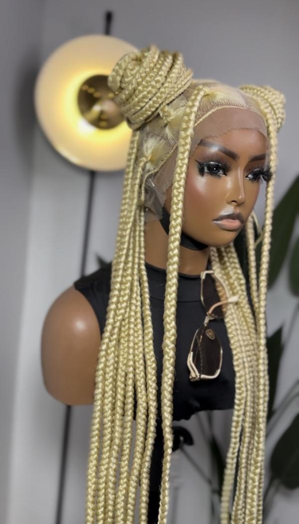 Braided Blonde Wig