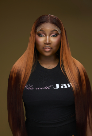 Straight 5*5 Closure Orange Two-Toned