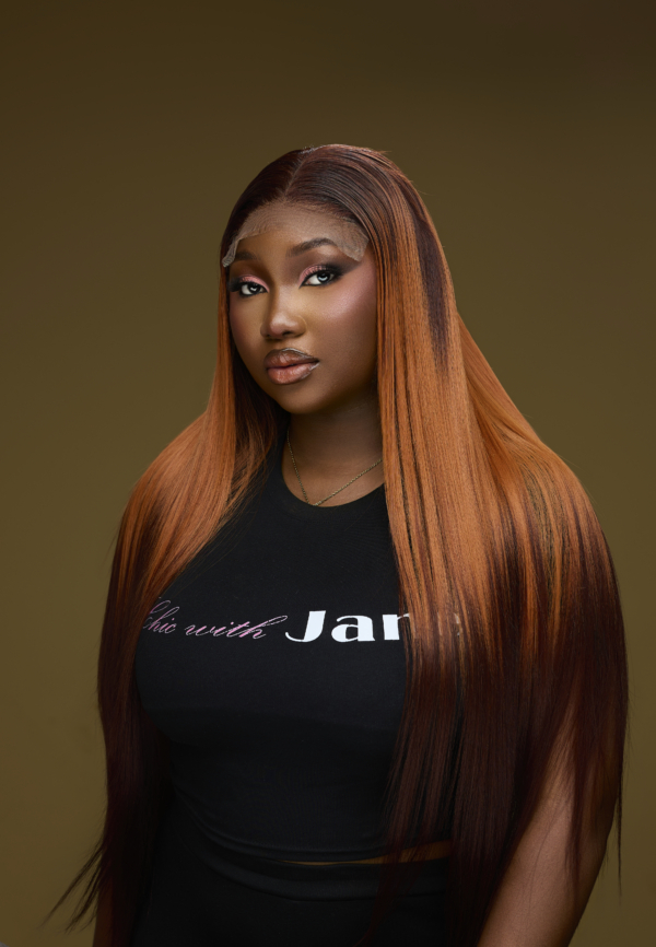 Straight 5*5 Closure Orange Two-Toned