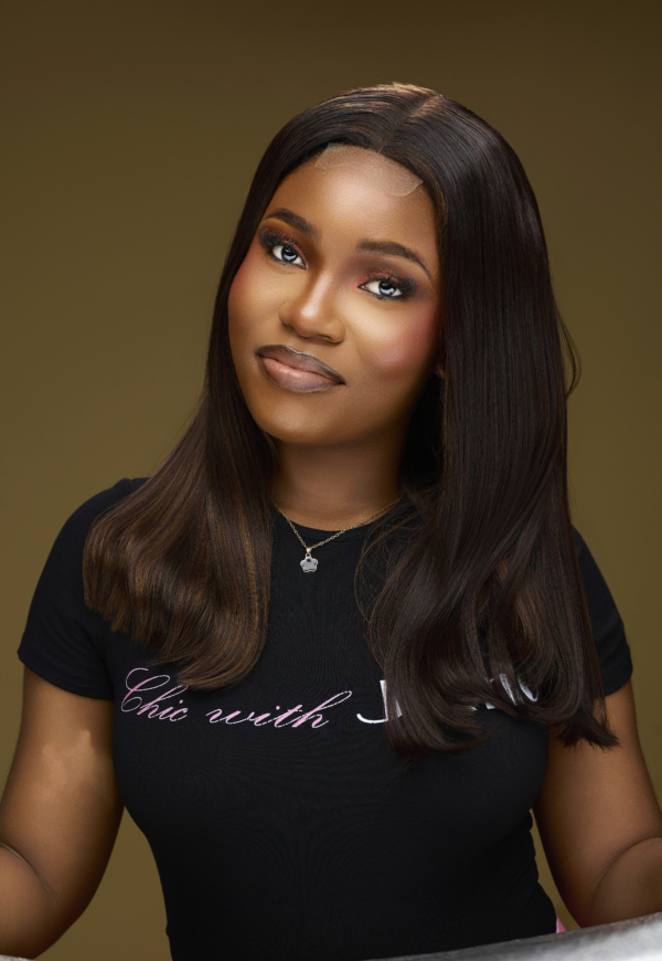 K75A7112 Closure Bob Wig Brown Highlights