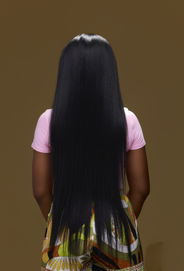 Straight Full Frontal Black