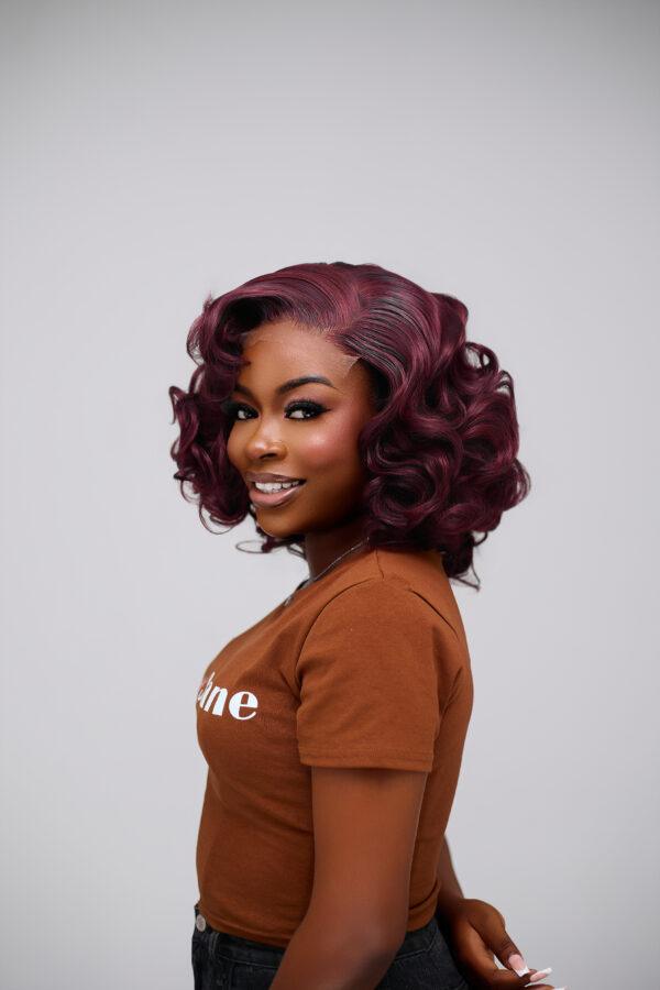 Exotic Bounce 5*5 Closure Burgundy