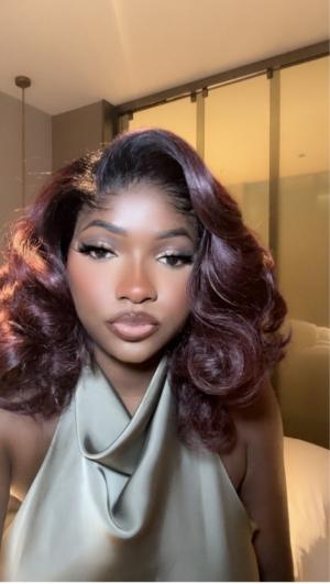 Preorder: Mini Latisha Wig Burgundy