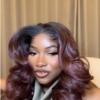 Preorder: Mini Latisha Wig Burgundy
