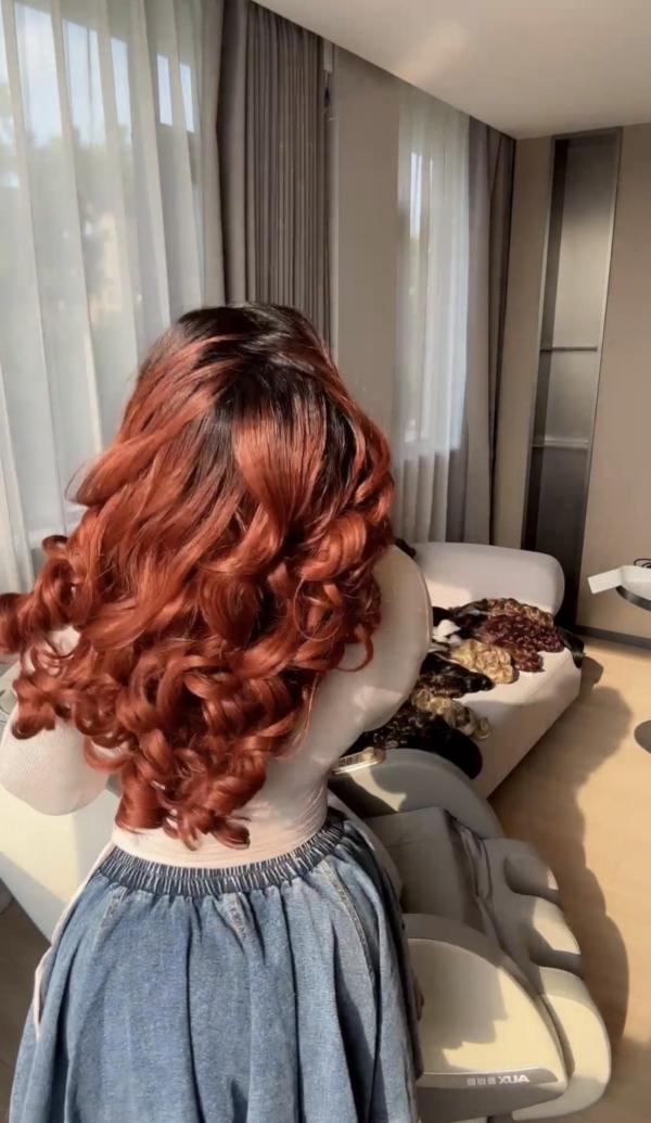 Preorder: Orange Bodywave Frontal Wig