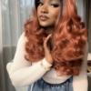 Preorder: Orange Bodywave Frontal Wig