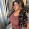 Preorder: Black Bodywave Frontal Wig highlights