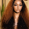 Caramel Wet Curls Frontal