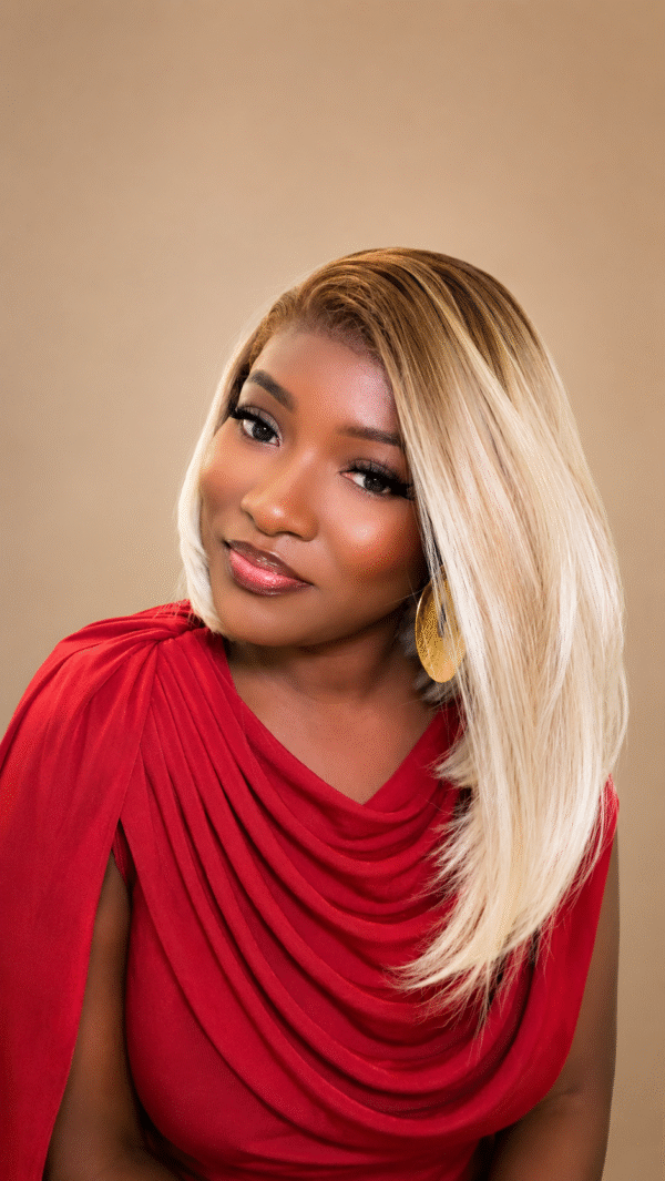 Straight Bob Wig Blonde Frontal