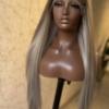 Straight 5*5 Closure Grey Highlights Factory Wig