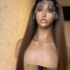 Straight 5*5 Closure Brown Factory Wig