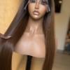 Straight 5*5 Closure Brown Factory Wig
