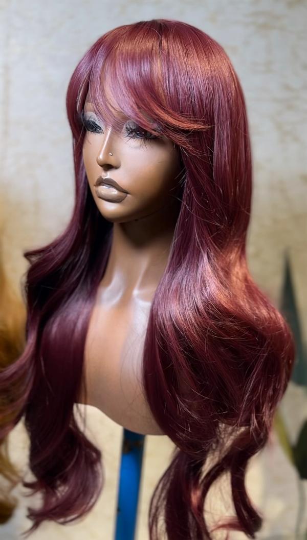 Fringe Bodywave Burgundy