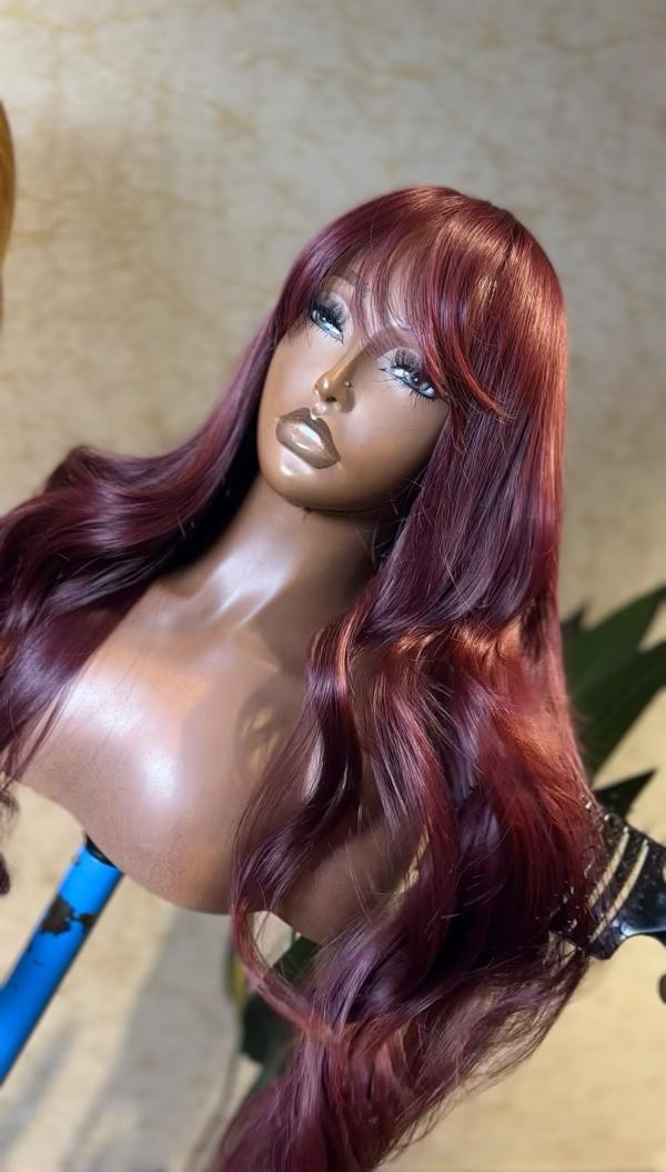 Fringe Bodywave Burgundy
