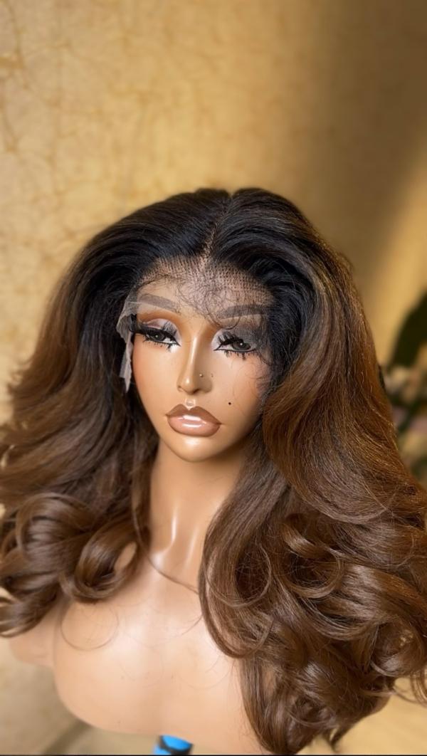 5*5 Closure Wig Golden Brown