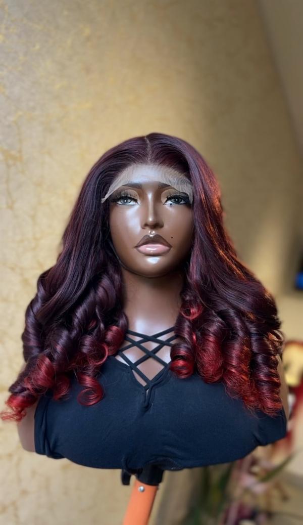 Omotola Closure Burgundy