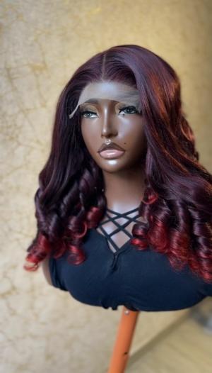 Omotola Closure Burgundy